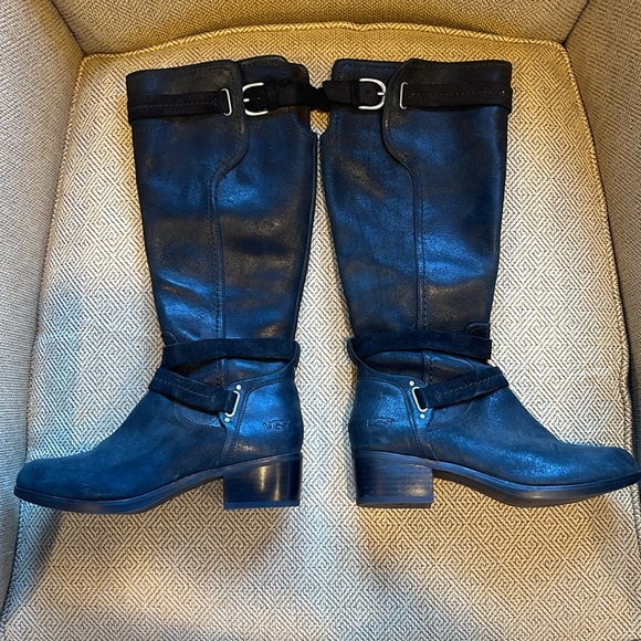 Ugg Black Tall Boots, 7 - Picture 2 of 12